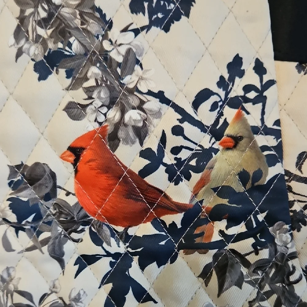 The Bradford Exchange Black and White Bird Print Tote